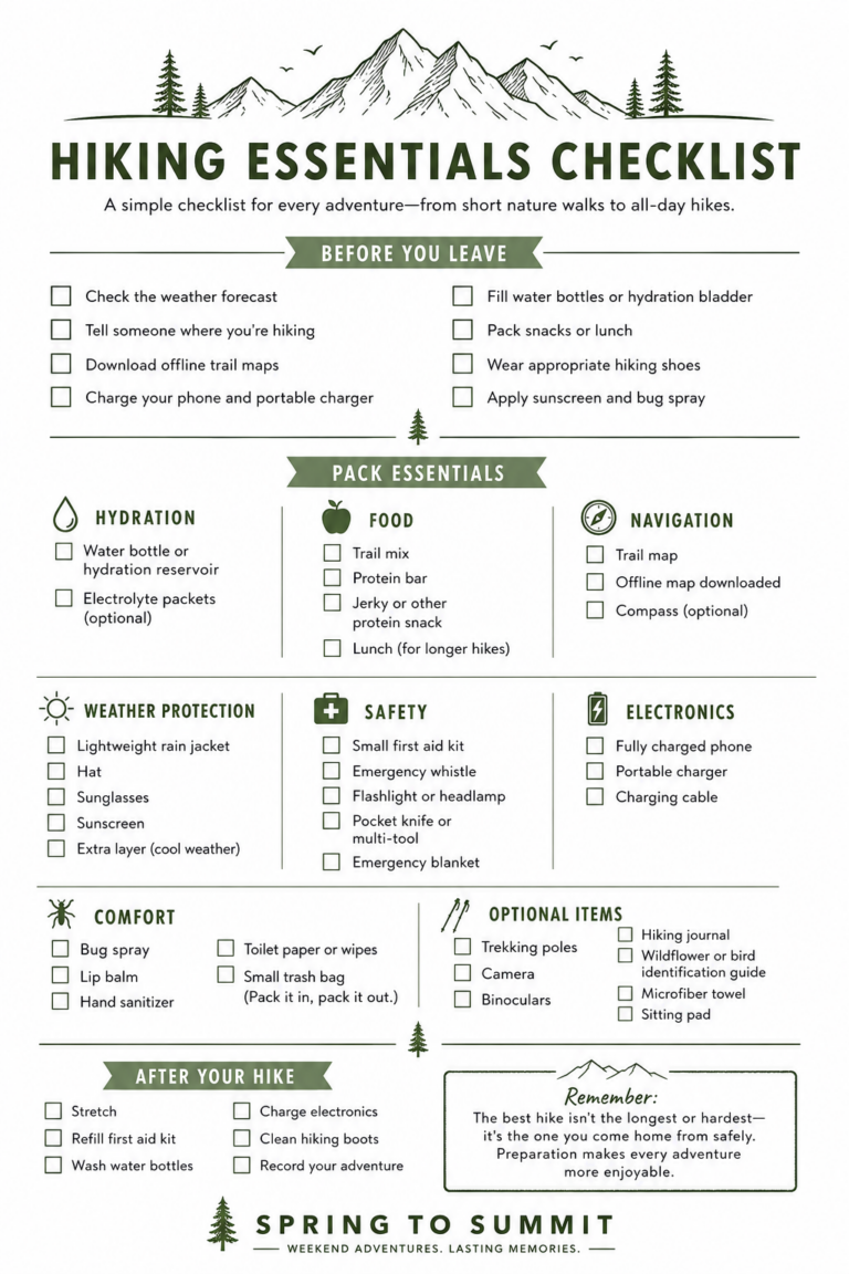 The Ultimate Hiking Essentials Checklist: What to Pack for Every Adventure